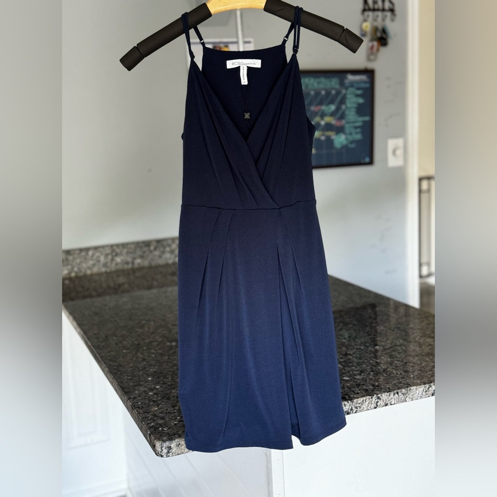 BCBGenerations Navy Blue cocktail dress (size XS)